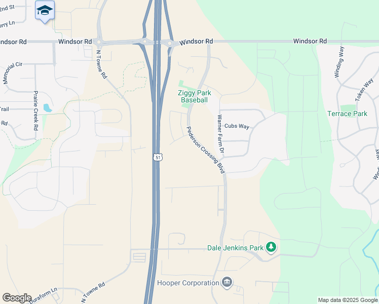 map of restaurants, bars, coffee shops, grocery stores, and more near 4202 Reardon Road in DeForest