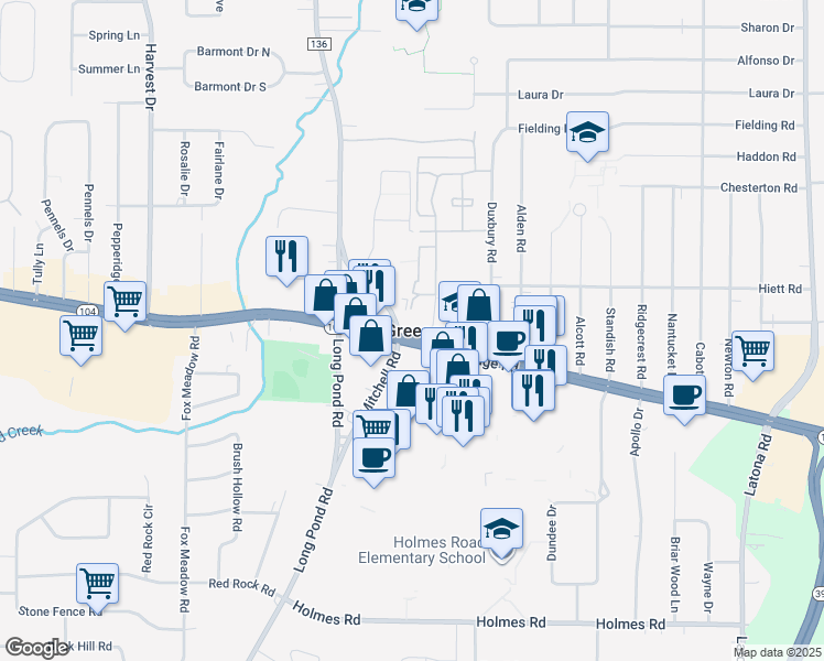 map of restaurants, bars, coffee shops, grocery stores, and more near in Greece