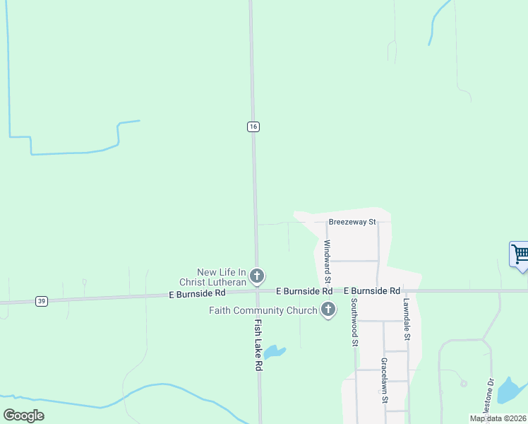 map of restaurants, bars, coffee shops, grocery stores, and more near 6130 Fish Lake Road in North Branch