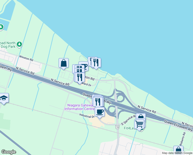 map of restaurants, bars, coffee shops, grocery stores, and more near in Grimsby