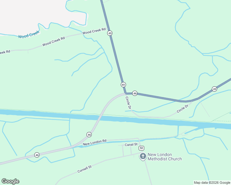 map of restaurants, bars, coffee shops, grocery stores, and more near 6811 New York 46 in Durhamville
