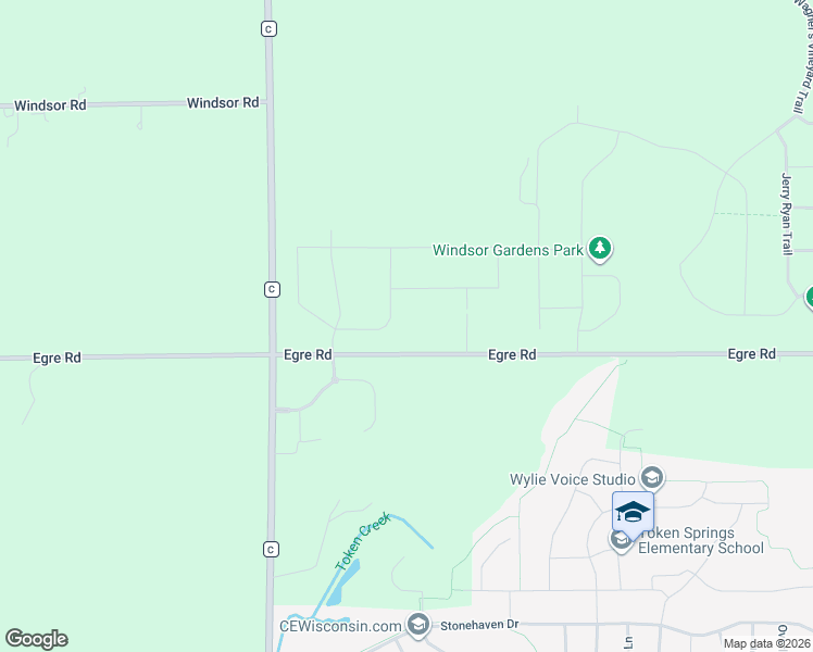 map of restaurants, bars, coffee shops, grocery stores, and more near 3400 Whistling Wind Way in Sun Prairie