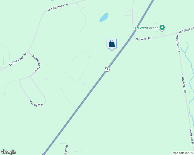 map of restaurants, bars, coffee shops, grocery stores, and more near 1069 Saratoga Road in Gansevoort