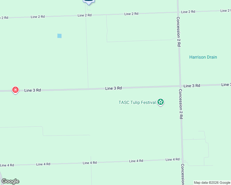 map of restaurants, bars, coffee shops, grocery stores, and more near 1053 Line 3 Road in Niagara-on-the-Lake