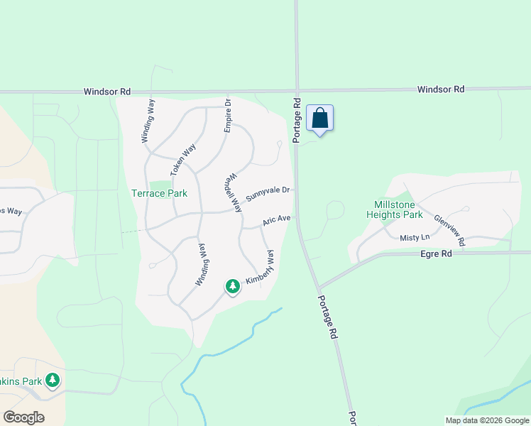 map of restaurants, bars, coffee shops, grocery stores, and more near 3941 Aric Avenue in DeForest