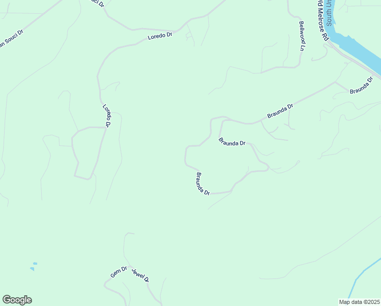 map of restaurants, bars, coffee shops, grocery stores, and more near 1086 Braunda Drive in Roseburg