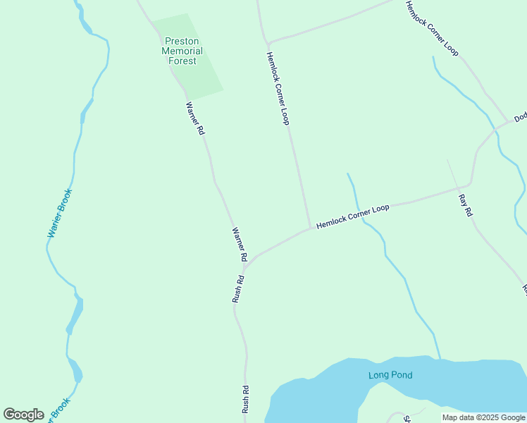 map of restaurants, bars, coffee shops, grocery stores, and more near 1305 Rush Road in Henniker
