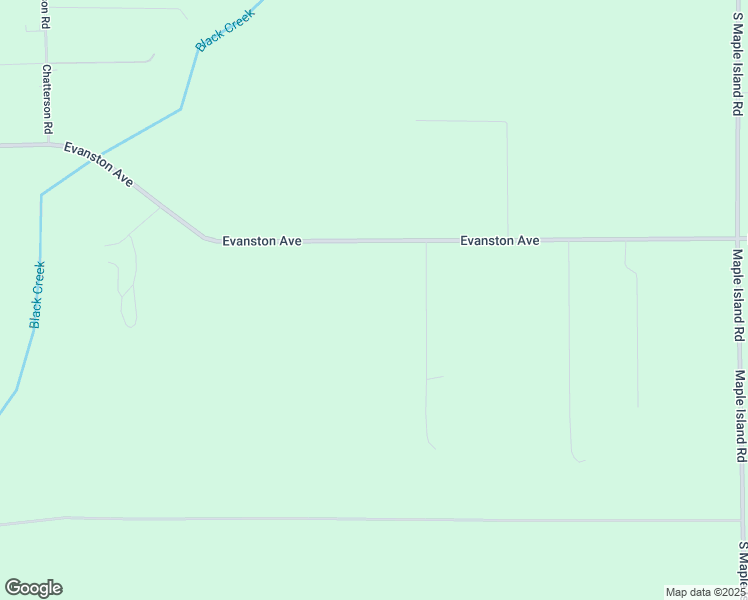 map of restaurants, bars, coffee shops, grocery stores, and more near 6575 Evanston Avenue in Muskegon