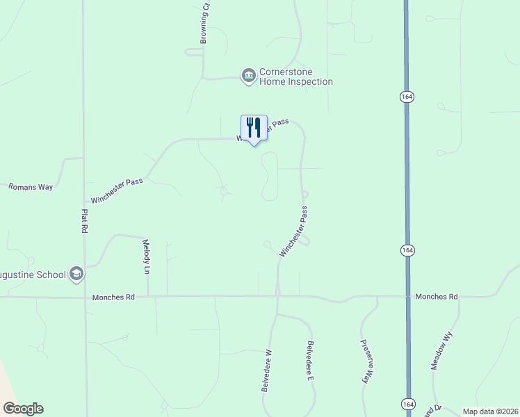map of restaurants, bars, coffee shops, grocery stores, and more near 4682 Partridge Circle in Colgate