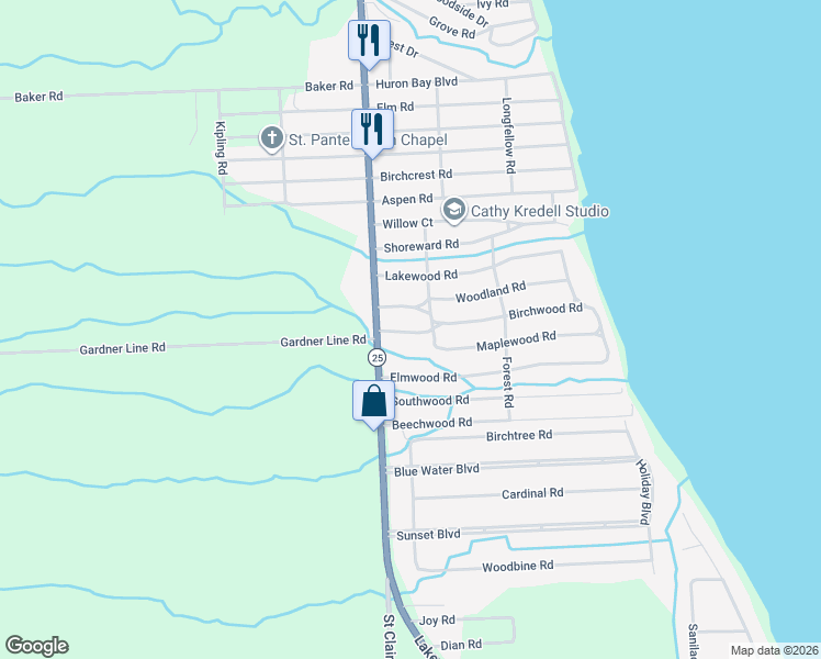 map of restaurants, bars, coffee shops, grocery stores, and more near 7482 Highland Road in Lexington