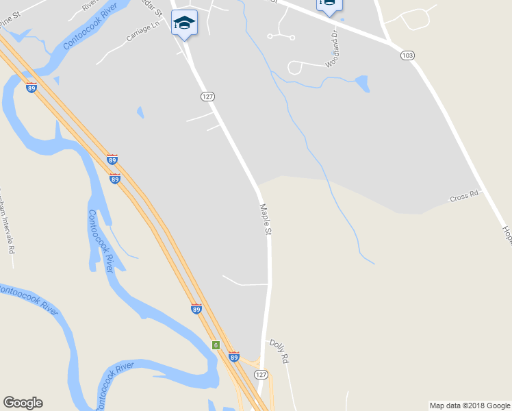 map of restaurants, bars, coffee shops, grocery stores, and more near 416 Maple Street in Hopkinton