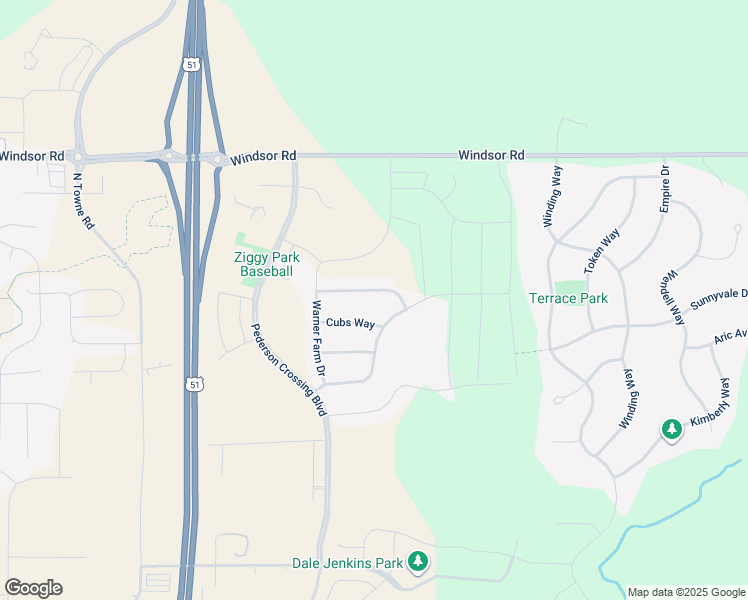map of restaurants, bars, coffee shops, grocery stores, and more near 4107 Painted Arabian Run in DeForest