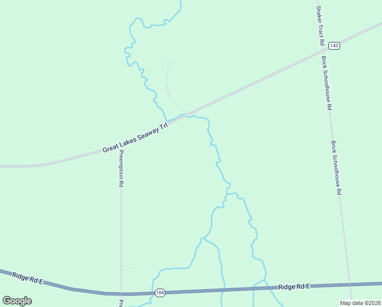 map of restaurants, bars, coffee shops, grocery stores, and more near 8960 Ridge Road in North Rose