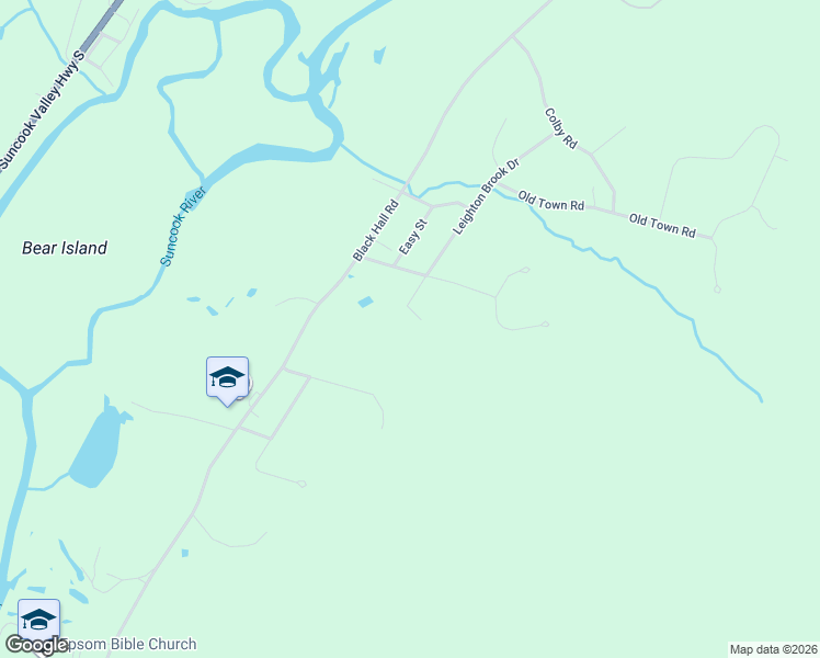 map of restaurants, bars, coffee shops, grocery stores, and more near 99 Leighton Brook Drive in Epsom