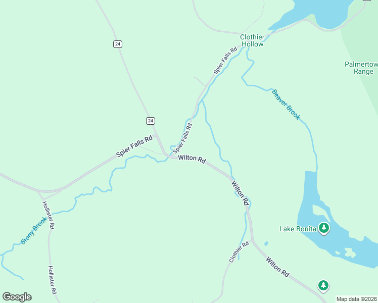 map of restaurants, bars, coffee shops, grocery stores, and more near 257 Wilton Road in Corinth