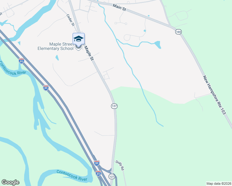 map of restaurants, bars, coffee shops, grocery stores, and more near 416 Maple Street in Hopkinton