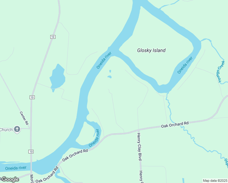 map of restaurants, bars, coffee shops, grocery stores, and more near 4417 Oak Orchard Road in Clay