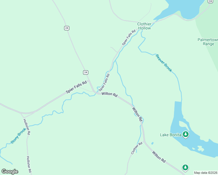 map of restaurants, bars, coffee shops, grocery stores, and more near 257 Wilton Mountain Road in Corinth