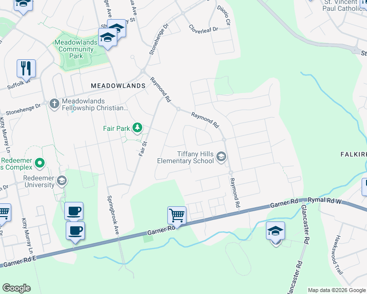 map of restaurants, bars, coffee shops, grocery stores, and more near 46 House Lane in Hamilton
