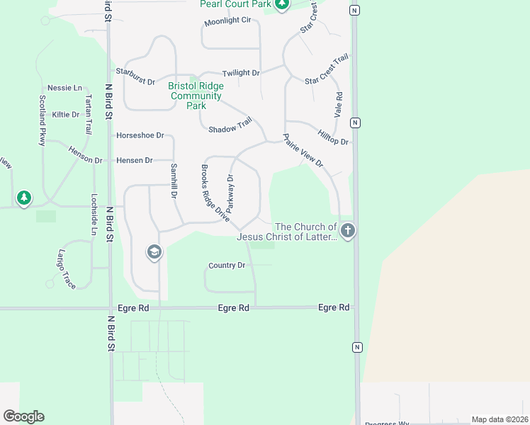 map of restaurants, bars, coffee shops, grocery stores, and more near 2726 Brooks Ridge Drive in Sun Prairie