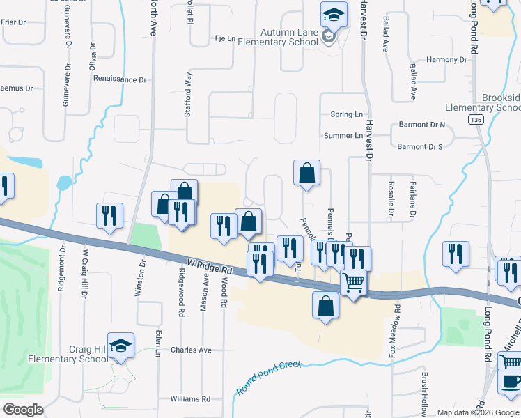 map of restaurants, bars, coffee shops, grocery stores, and more near in Greece