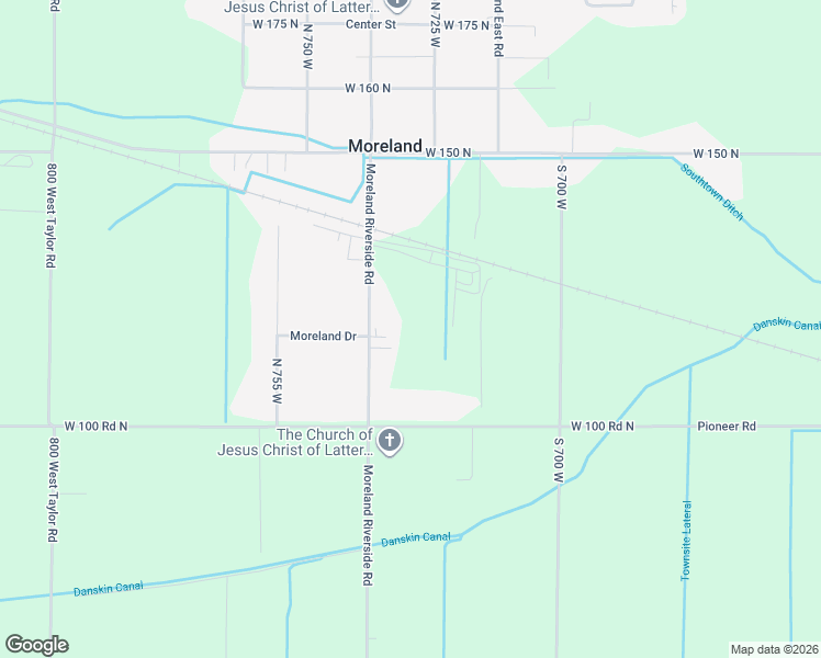map of restaurants, bars, coffee shops, grocery stores, and more near 115 North 740 West in Blackfoot