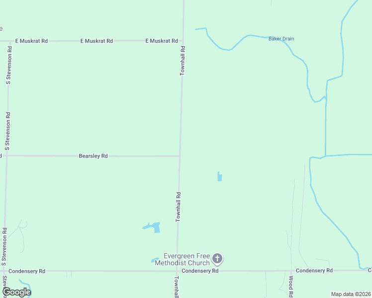 map of restaurants, bars, coffee shops, grocery stores, and more near 5485 Townhall Road in Sheridan