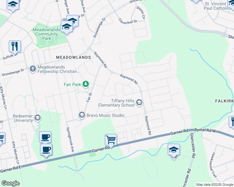 map of restaurants, bars, coffee shops, grocery stores, and more near 46 House Lane in Hamilton