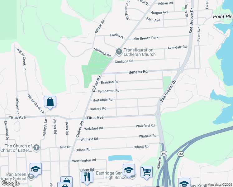 map of restaurants, bars, coffee shops, grocery stores, and more near in Rochester