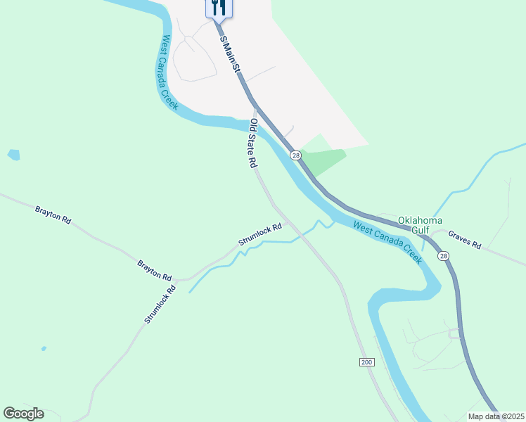 map of restaurants, bars, coffee shops, grocery stores, and more near 807 Old State Road in Poland
