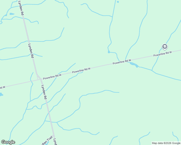 map of restaurants, bars, coffee shops, grocery stores, and more near 2920 Powerline Road West in Hamilton