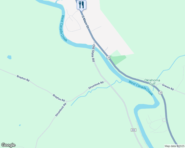map of restaurants, bars, coffee shops, grocery stores, and more near 807 Old State Rd in Poland