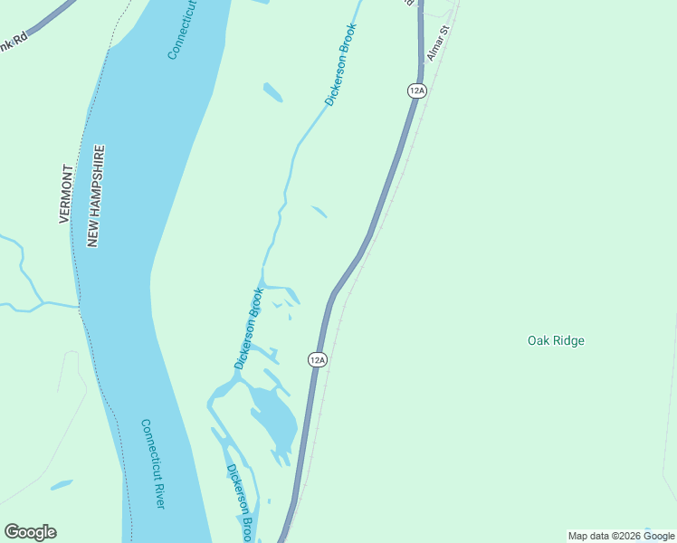 map of restaurants, bars, coffee shops, grocery stores, and more near 586 Bellows Falls Road in Charlestown
