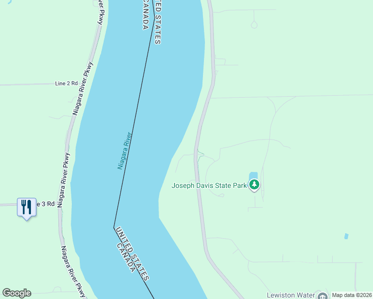 map of restaurants, bars, coffee shops, grocery stores, and more near 4094 Lower River Road in Youngstown