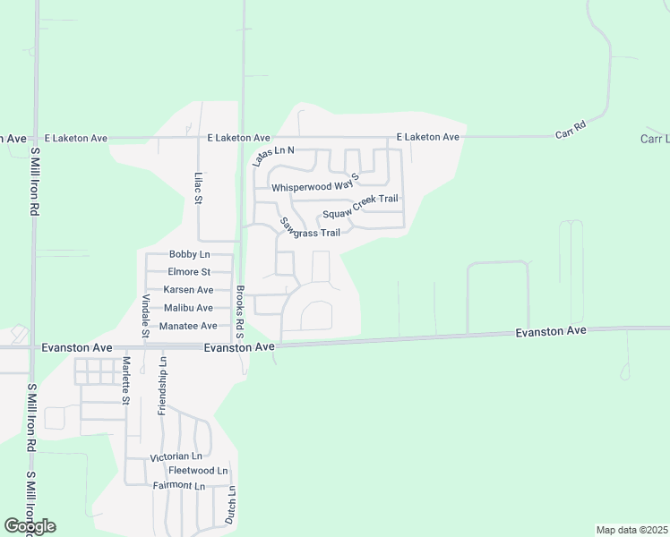 map of restaurants, bars, coffee shops, grocery stores, and more near 2043 Summergreen East Court in Muskegon