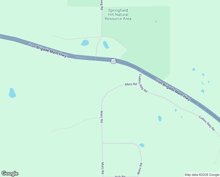 map of restaurants, bars, coffee shops, grocery stores, and more near 6577 Matz Road in Dane