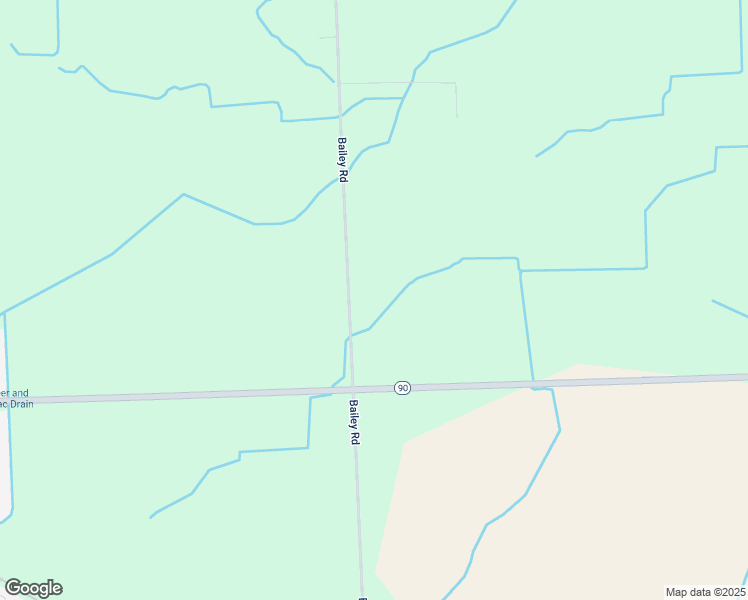 map of restaurants, bars, coffee shops, grocery stores, and more near 6901 Bailey Road in Brown City