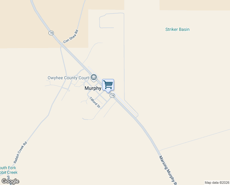 map of restaurants, bars, coffee shops, grocery stores, and more near 20433 Idaho 78 in Murphy