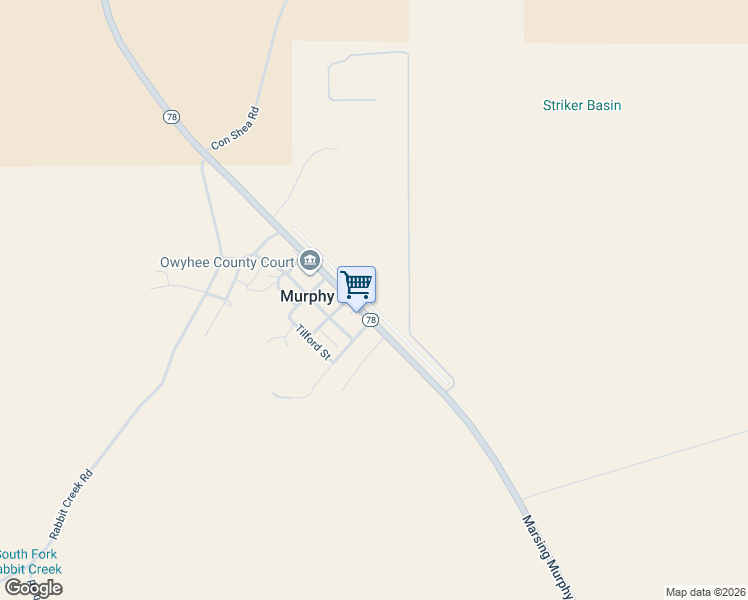 map of restaurants, bars, coffee shops, grocery stores, and more near 20433 Idaho 78 in Murphy