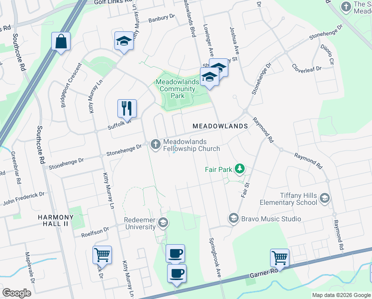 map of restaurants, bars, coffee shops, grocery stores, and more near 270 Springbrook Avenue in Hamilton