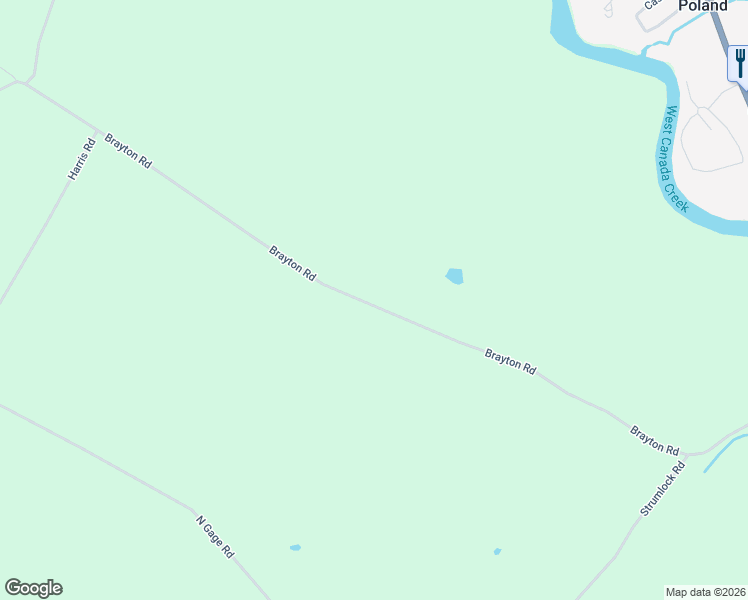 map of restaurants, bars, coffee shops, grocery stores, and more near 126-150 County Road 187 in Poland