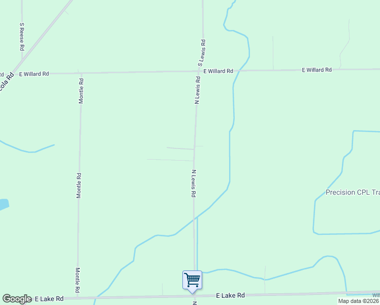 map of restaurants, bars, coffee shops, grocery stores, and more near 14325 North Lewis Road in Clio