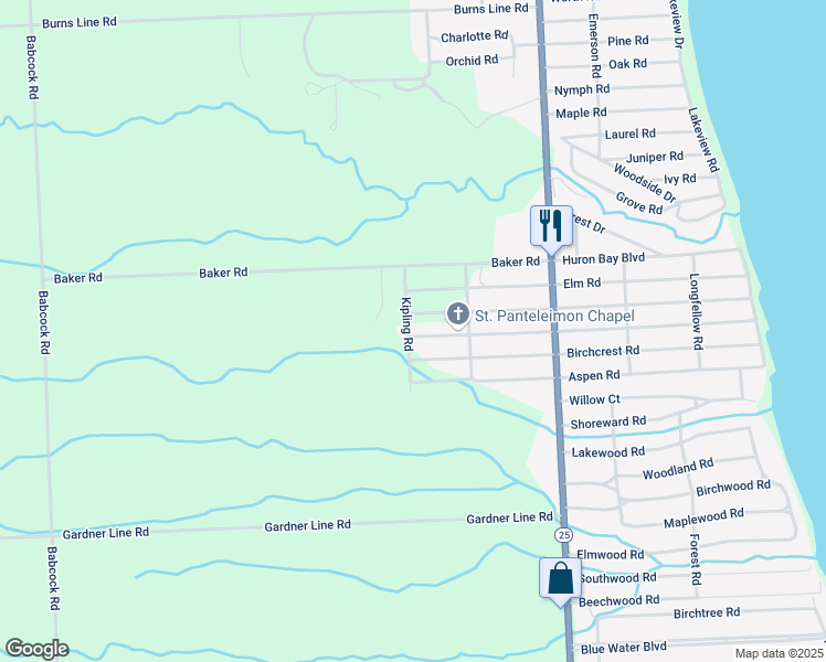 map of restaurants, bars, coffee shops, grocery stores, and more near 7317 Kipling Road in Lexington