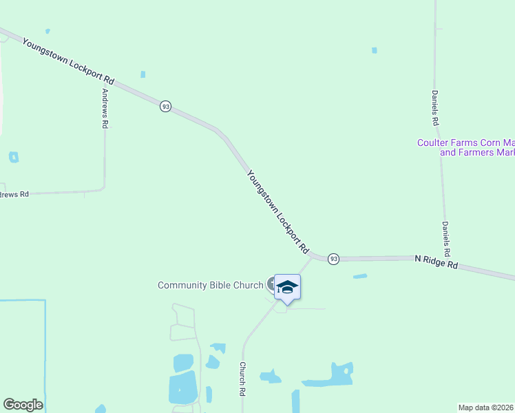 map of restaurants, bars, coffee shops, grocery stores, and more near 3545 New York 93 in Lockport