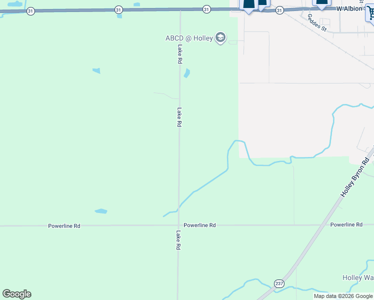 map of restaurants, bars, coffee shops, grocery stores, and more near 3999 Lake Road in Holley