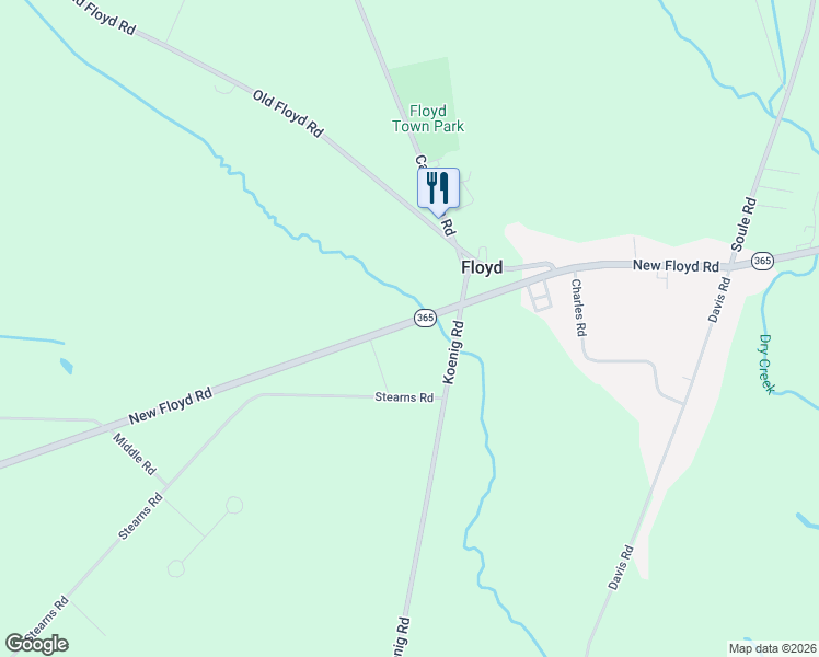 map of restaurants, bars, coffee shops, grocery stores, and more near 8304-8334 New Floyd Road in Rome