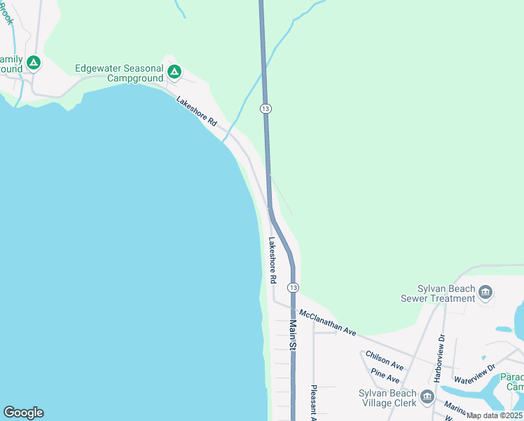 map of restaurants, bars, coffee shops, grocery stores, and more near 7365 Lakeshore Drive in Blossvale