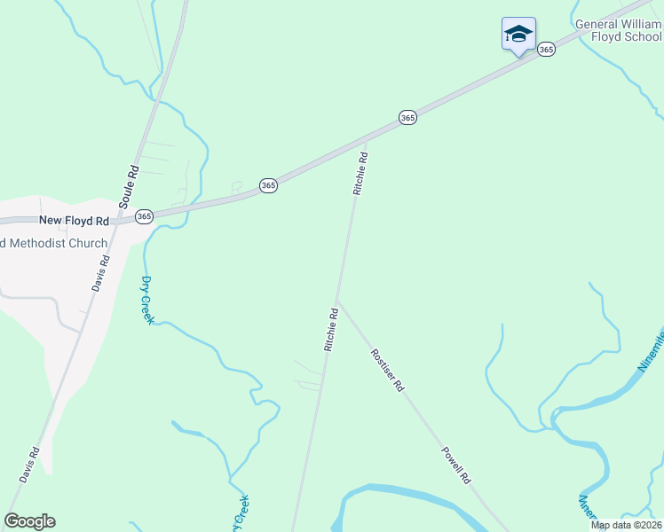 map of restaurants, bars, coffee shops, grocery stores, and more near 7345 Ritchie Rd in Stittville