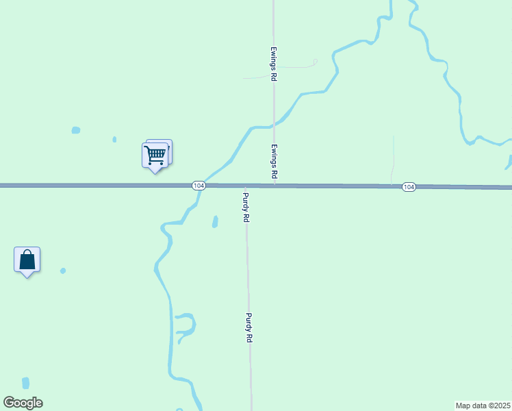 map of restaurants, bars, coffee shops, grocery stores, and more near 1000 Purdy Road in Lockport