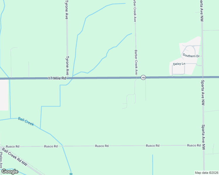 map of restaurants, bars, coffee shops, grocery stores, and more near 2152 17 Mile Road in Kent City